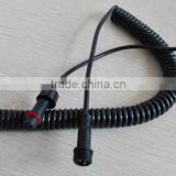 2 core 3 core 4 core car led waterproof male female curly cord