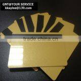 Golden Blank Cards With Magnetic Stripe