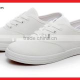 Wholesale Cheap white canvas shoes generic canvas shoes lace-up shoes