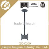 Munfacturers VESA standard universal tilting ceiling hanging tv mount wall bracket for most 14 - 37" Screen