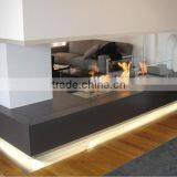 42 Inch Embedded Space Heater Ethanol Fireplace With Tempered Glass no Remote thumbnail-2