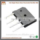 10A 50V-1000V Single Phase Glass Passivated Bridge Rectifier GBJ1008 For Genrator thumbnail-3
