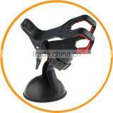 Universal Dual Two 2 Clips Car Mount Suction Bracket Holder for Mobile Phone From Dailyetech