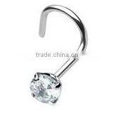 Fashion l Shaped Nose Studs