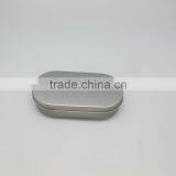 Rectangular Tin Box With Hinged Lid