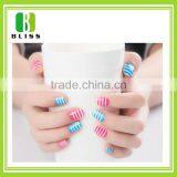Popular White Lace Strip Style Nail Art Decals Colorful Waterproof Self Adhesive 3d Nail Sticker thumbnail-3