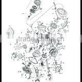 6.5hp Small Single Cylinder 4 Stork Petrol Engine thumbnail-5