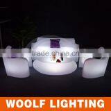 Popular Modern Home Leisure Romote Control Color Changing Led Lighting Up Sofa Furniture thumbnail-3