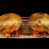 Gold Plated Gift Item Beautiful Kitchen Accessory Gold Plated Bowls Set thumbnail-1