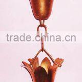 Copper Rain Chains/Hammered Copper Rain Chains/ Outdoor/Garden Ornament thumbnail-1