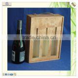 Classical Laser Engraving Pattern Drawer Wooden Wine Box thumbnail-3