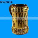 Vintage Ceramic Pewter Beer Stein Beer Tankard thumbnail-1