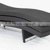 Stackable Outdoor Pool Chaise Lounge Set thumbnail-3