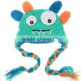 Cute Designs Winter Warm Cotton Children Baby Kids Crochet Hats Christmas Gift thumbnail-4