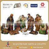 12 Inch Polyresin Cheap Factory Price Christmas Nativity Set thumbnail-1