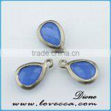 Fashion Jewelry Gold/silver Plated Bezel Stone Natural Various Design Glass Gemstone Bezel Pendant thumbnail-6