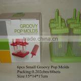 6pcs Popsicle Maker Plastic Ice Cream Mould Corn Shape thumbnail-2