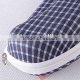 Textile Fabrics Glasses Box With Grid Pattern/glasses Box thumbnail-2