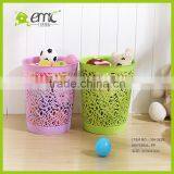 Plastic Hollow Trash Can/PP Waste Bin for Home Garbage Crate thumbnail-5