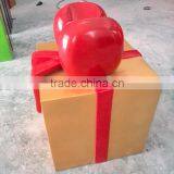 Outdoor Fiberglass Christmas Gold Gift Case thumbnail-1