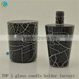 3D Art Glass Vases Candle Holders Glass