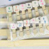 Hot Small Wooden Calendar Clip Peg Made in China