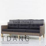 Venice Wicker Bench - Outdoor Patio Furniture - Vietnam Poly Rattan thumbnail-2