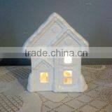 Hand Painted Ceramic Christmas Village Tea Light Holders thumbnail-3