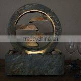 4-Level Slate Tabletop Water Fountain With LED Light thumbnail-2