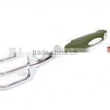 Three Teeth Mini Garden Hand Metal Rake thumbnail-5