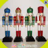 Wholesale Wonderful Household Decoration Red Wooden Nutcracker,delicate Red Wooden Nutcracker ,best Gift Nutcracker W02A009 thumbnail-2