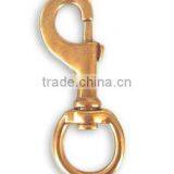 1-1/8" Solid Brass Hook, High Quality Solid Brass Swivel Eye Snap Hook thumbnail-5