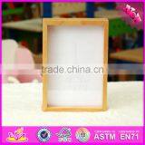 2016 Hot Sale Baby Wooden Funny Photo Frame, Most Popular Kids Wooden Funny Photo Frame W09A040 thumbnail-3