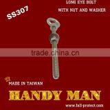 307S Stainless Steel 316 Long Shoulder Eye Bolt thumbnail-4