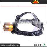 High Quality Headlamp XML-T6 LED Powerful 2000 Lumens Zoomable LED Headlamp thumbnail-1