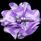 Handmade Fabric Flower With Pearl in Center Headband for Kids Hair Accessories thumbnail-5