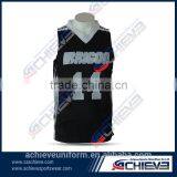 Best Female Basketball Uniform Fabrics Design Color Black thumbnail-4