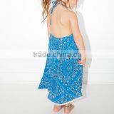 Beautiful Boho Printed Rayon One Piece Girls Party Dresses Children Girl Clothings Kids Model Dresses 2016 HSD5736 thumbnail-3