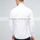 Custom New Design Long Sleeve Button Down Collar Mens 97% Cotton 3% Elastane Breathable Poplin Slim Fit Casual Dress Shirts thumbnail-2