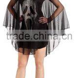 Adult Ghost Face Scream Poncho thumbnail-1