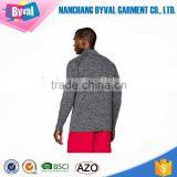 Sports Apparel 1/4 Zipper 100%polyester Long Sleeve Dry Fit Shirts Half Zip Shirts Quick Dry Gym Wear thumbnail-6