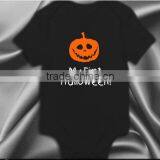 Halloween Children Cotton Orange Pumpkin Pattern Newborn Baby Unisex Bodysuit Romper thumbnail-1