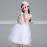 High Quality Fancy Kids Puffy Dress One Piece Girls Party Dresses#LL326 thumbnail-6