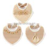 S33342W Baby Bibs 100% Cotton Head Scarf Girl Babador Bandana Dribble Bib thumbnail-3