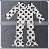 2016 Cute Dots Cow Baby Spring Onesie Clothes Wholesale Long-sleeved Baby Summer Rompers Clothes thumbnail-3