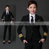 Chinos Airline Uniform OEM Service Uniforme Piloto Mujer for Woman Polit