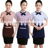 Custom Factory Price Cheap New Design Waitress Uniform,hotel Receptionist Uniforms Wholesale thumbnail-1