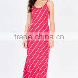 Classic Allover Stripe Print Maxi Dresses for Women thumbnail-6