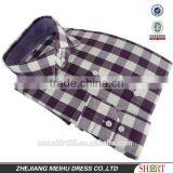 2016 100% Cotton Plaid Spread Collar Men's Flannel Shirt thumbnail-1