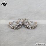 Rhinestone Brooch Pins Beard Shapde Mustache Design Brooches for Clothing Decoration thumbnail-1